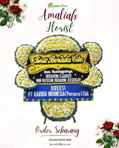 Papan Bunga Duka di Rongga