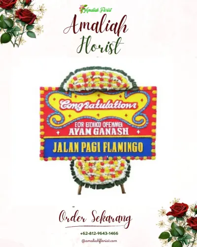 Bunga Papan Congratulation di Rongga